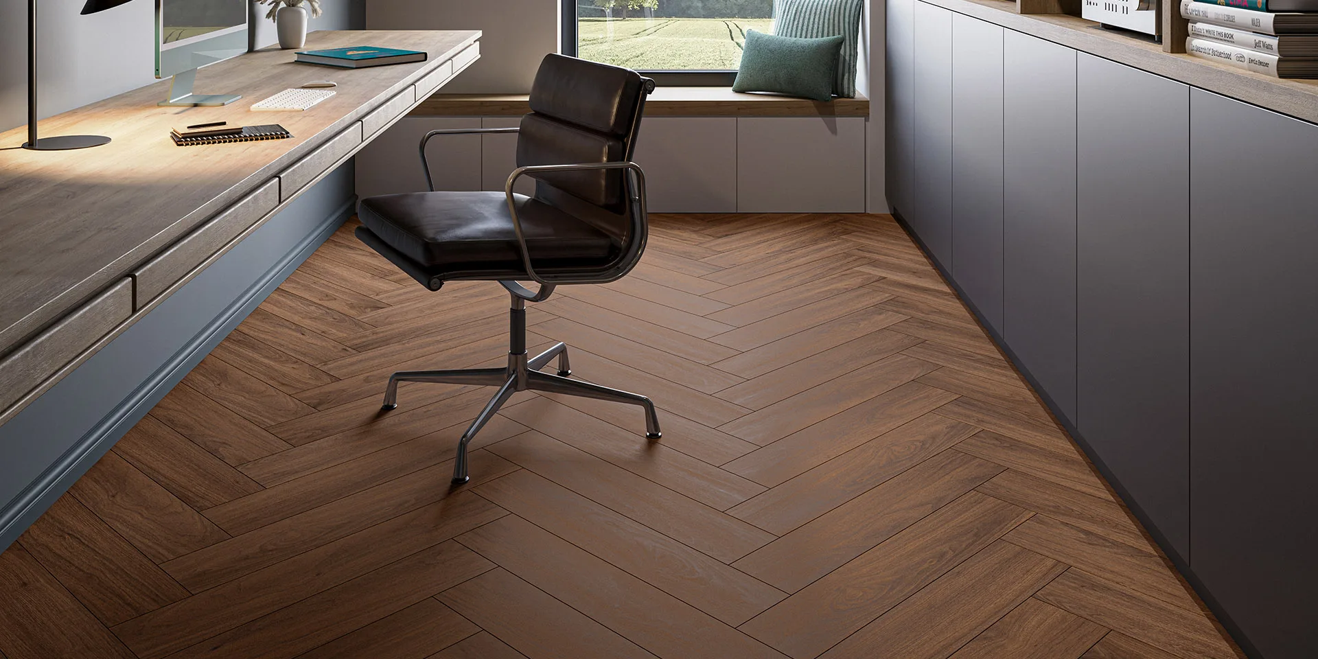 Maximus Bella Noce Parkiet — Walnut (aranżacja)