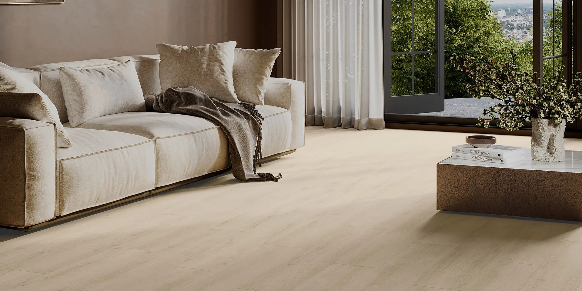 Maximus Belrose Oak — Truffle (aranżacja)